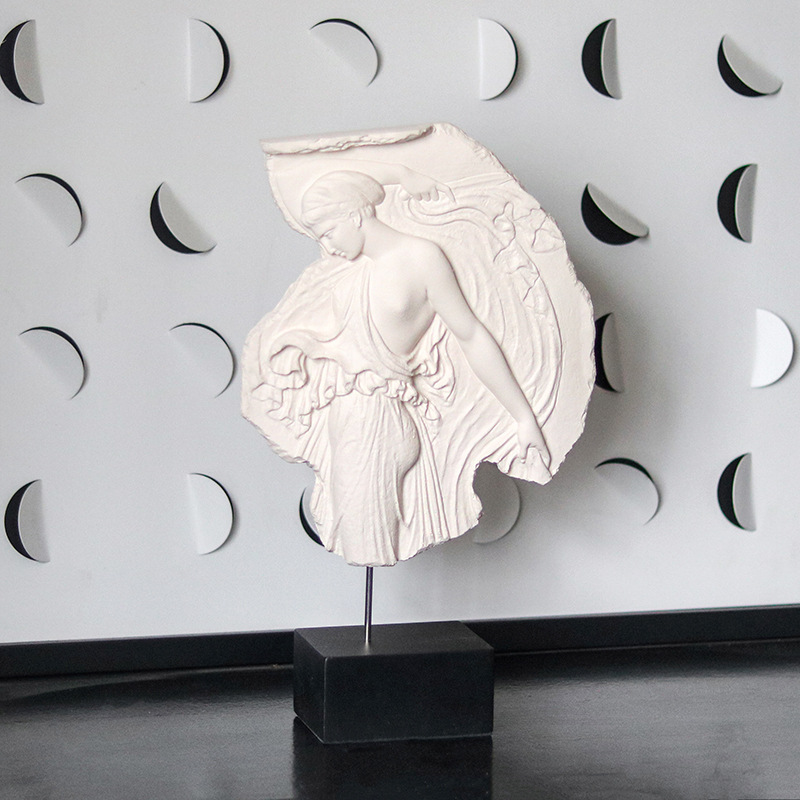 Resin Art Ideas - フランスのヴィンテージ装飾、浮き彫りのヴィーナス彫刻、壁掛けアートプレート、芸術的な家の装飾、新築祝いのギフトアイデア