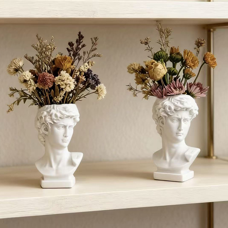 2026年新作ノベルティバスト彫刻樹脂製花瓶、芸術愛好家やミ - Resin Art Ideas のレビューと価格