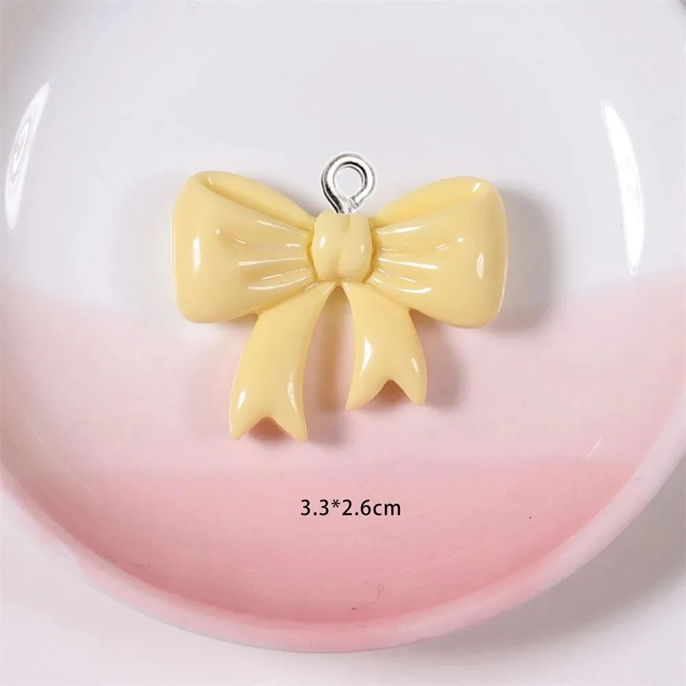 10 個のキャンディーカラーのリボン樹脂チャーム手作り装飾品 - Resin Art Engagement のレビューと価格