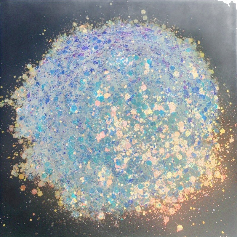60g 虹色チャンキーグリッターフレーク（袋入り） – ネイ - Mica Flake Resin のレビューと価格