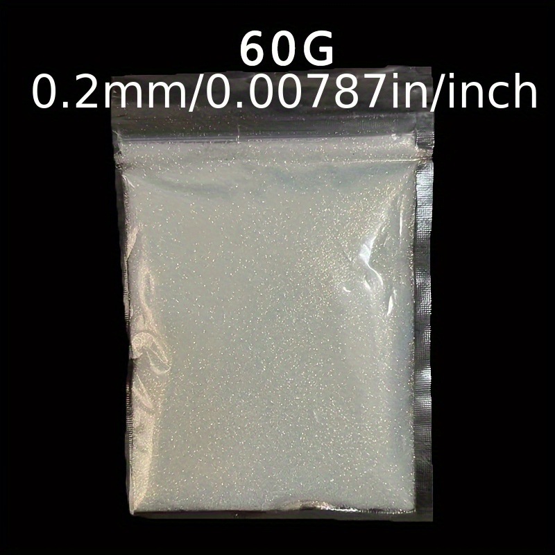 60g 虹色チャンキーグリッターフレーク（袋入り） – ネイ - Mica Flake Resin のレビューと価格