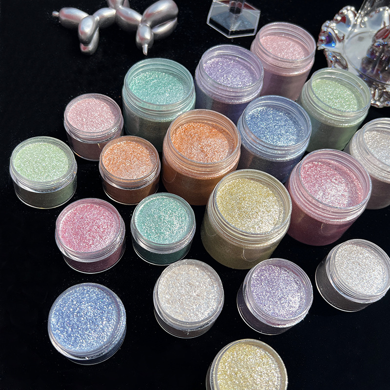 マーメイドダイヤモンドグリッターマイカパウダー、ネイルアート - Resin Art Equipment のレビューと価格
