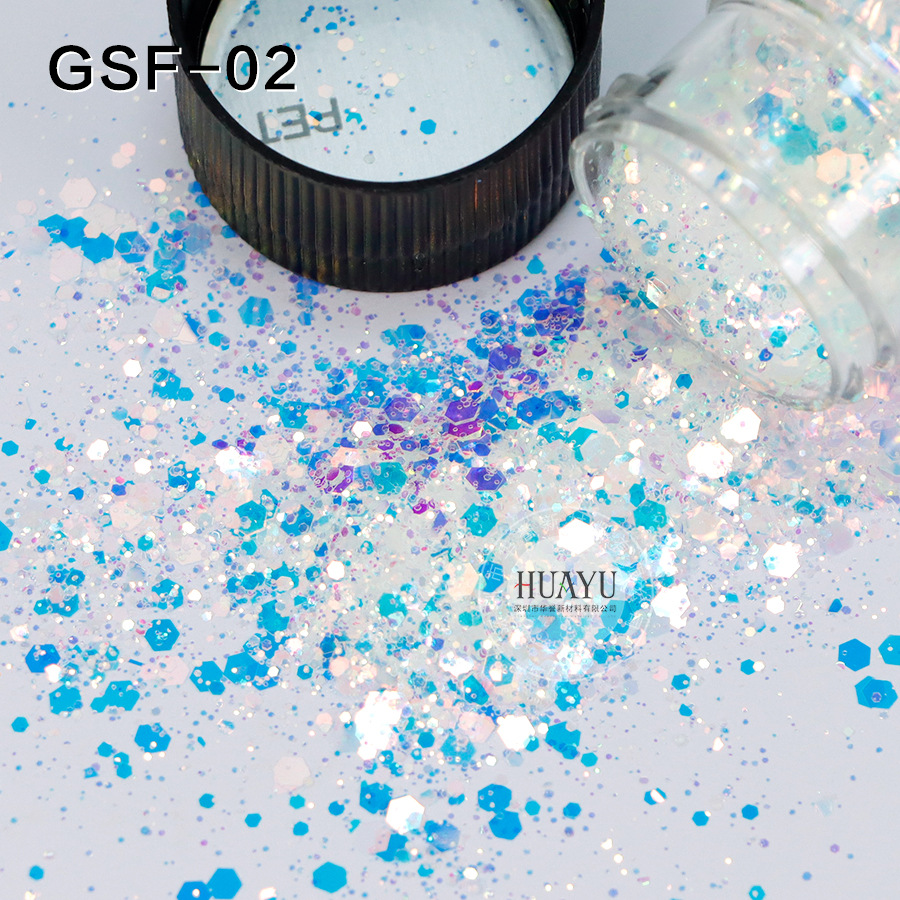 混合チャンキーホログラフィックグリッター – 虹色のマーメイ - Mica Flake Resin のレビューと価格