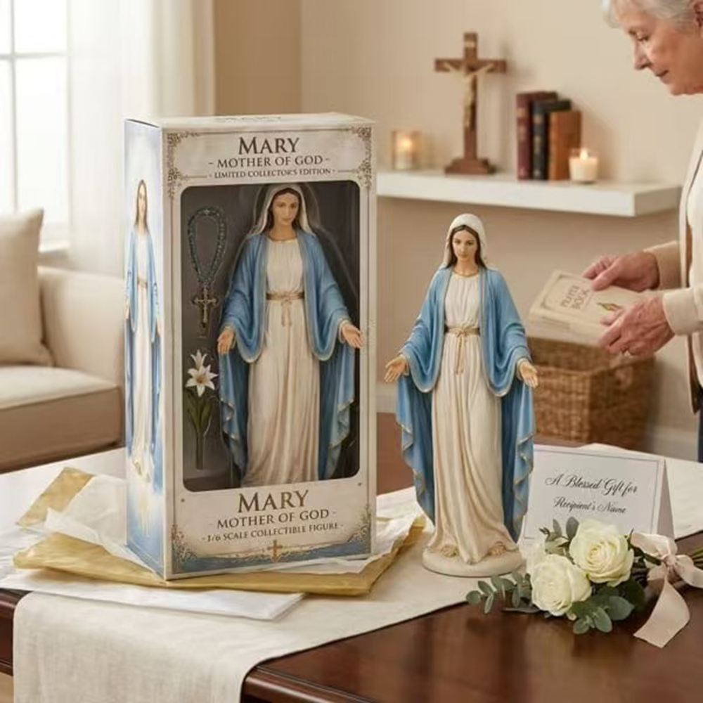 聖母マリアのデスクトップ置物、宗教的な人物像、樹脂工芸品、装 - Resin Art Mary のレビューと価格