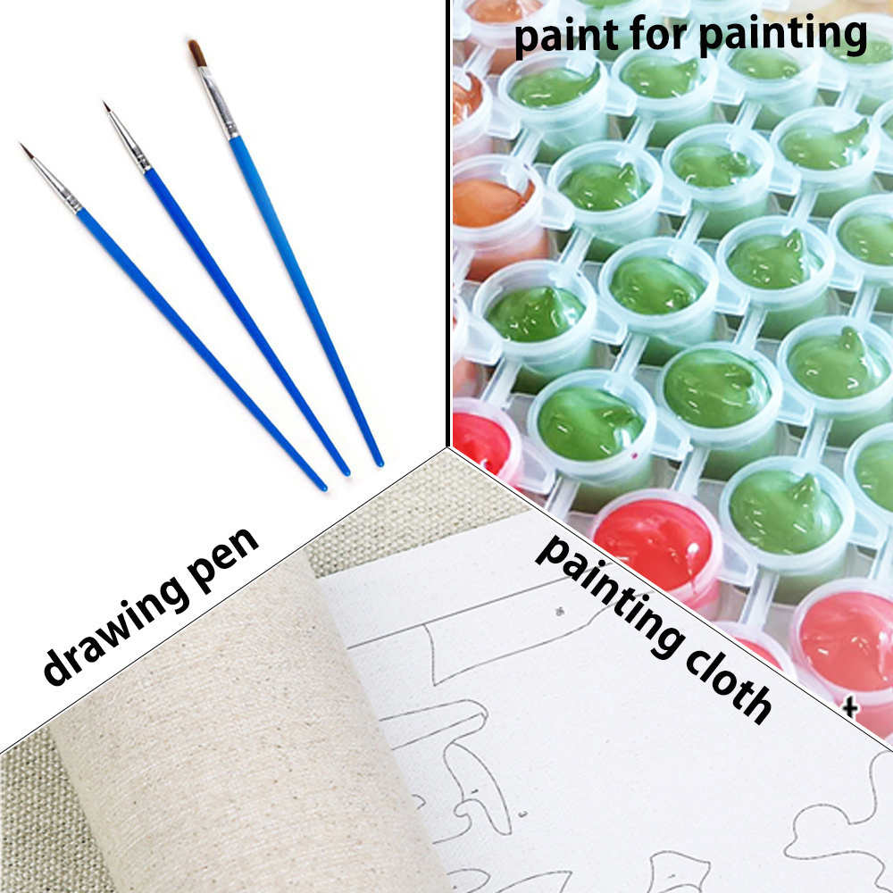 アフリカ女性 数字塗り絵 手描きキット キャンバス DIY  - Resin Art On Canvas のレビューと価格