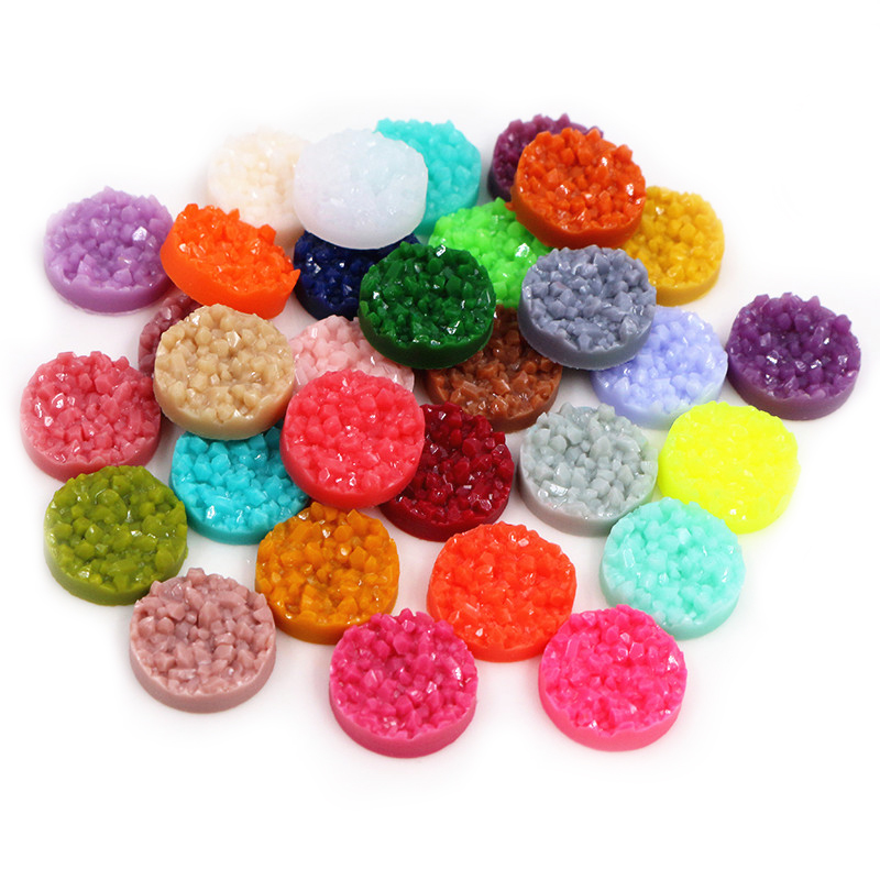 40 個樹脂 Druzy カボションドーム 8/10/12  - Resin Art Engagement のレビューと価格