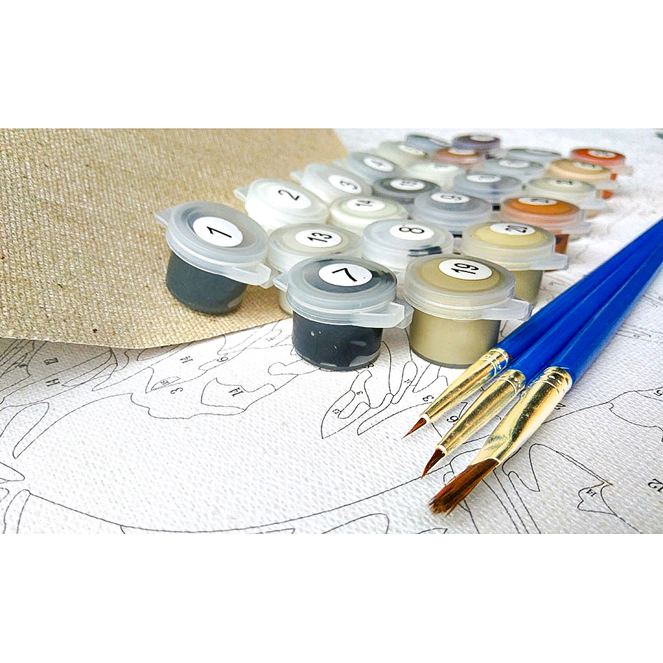 GATYZTORY 数字によるアクリル絵画手仕事漫画猫ルーム - Resin Art On Canvas のレビューと価格