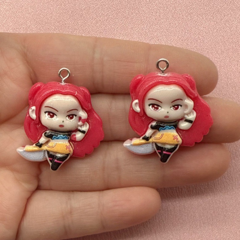 10個入り樹脂製漫画ペンダント、DIYジュエリー製作イヤリン - Resin Art Engagement のレビューと価格