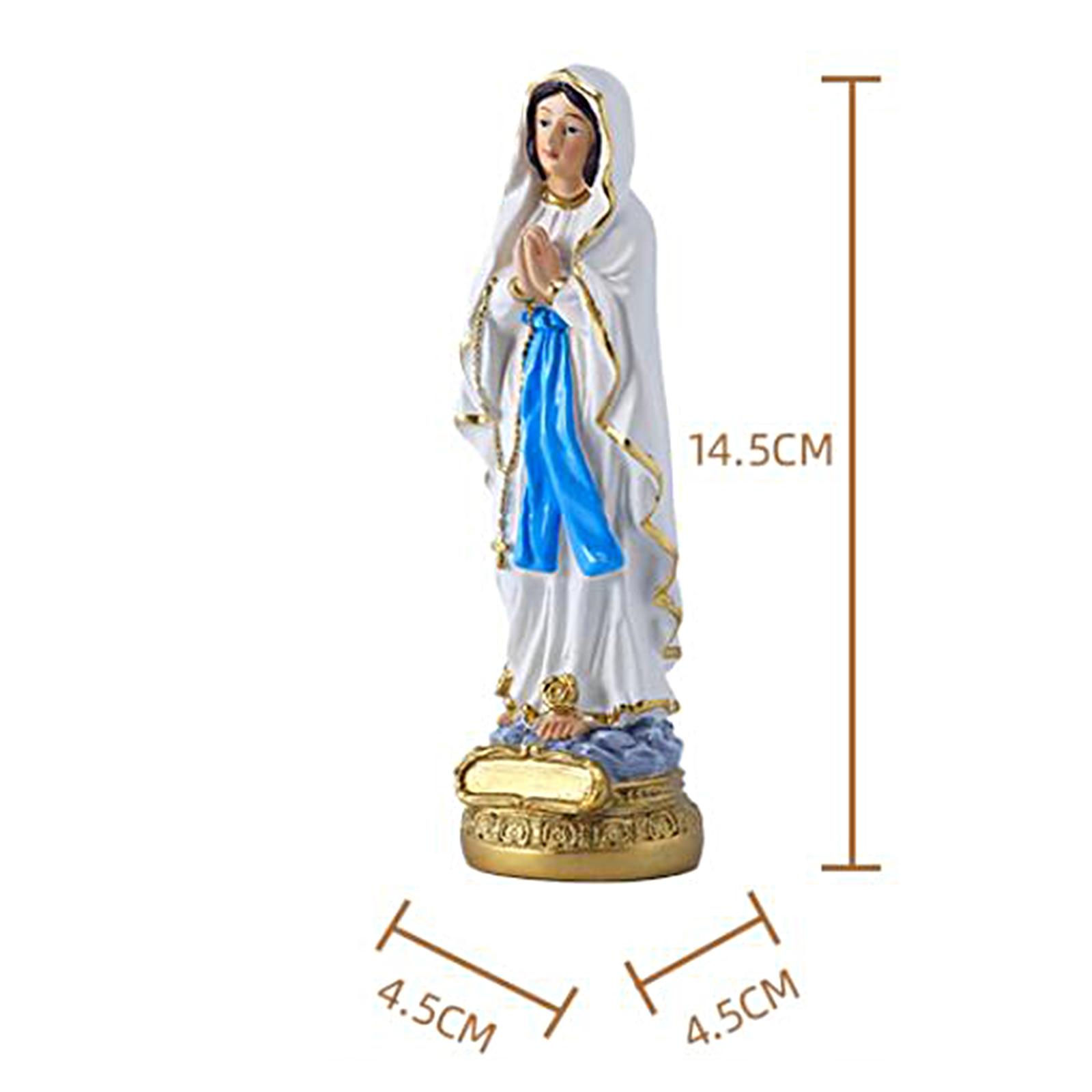 マリア像置物彫刻家の装飾品アートクラフトルルドの聖母像 - Resin Art Mary のレビューと価格