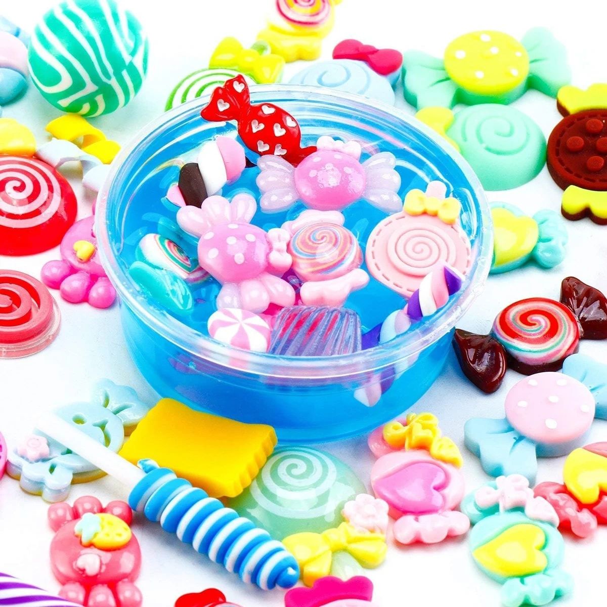 ミックスレジンスイーツフラットバックスライムチャームセット、 - Resin Art Engagement のレビューと価格