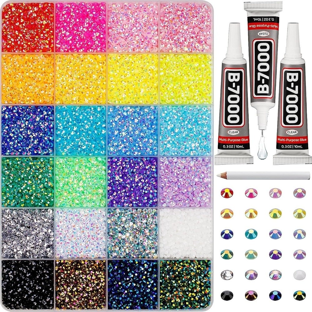 マルチカラーレジンラインストーンキットDIYデコレーションク - Resin Art Equipment のレビューと価格