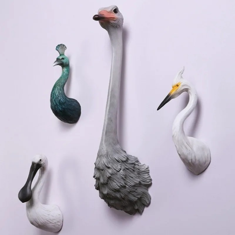 シンプルなアート鳥の頭のイメージの装飾品クリエイティブ壁掛け - Resin Art Images のレビューと価格