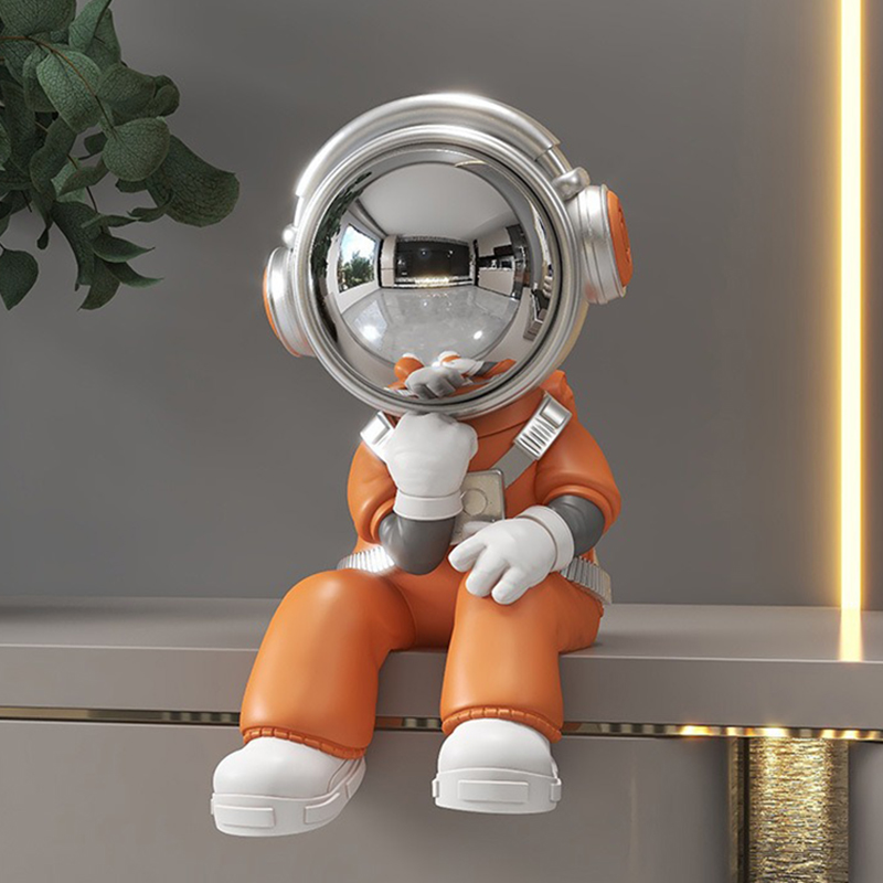ミニチュア宇宙飛行士の装飾品、リビングルームの美的置物、創造 - Resin Art Ideas のレビューと価格