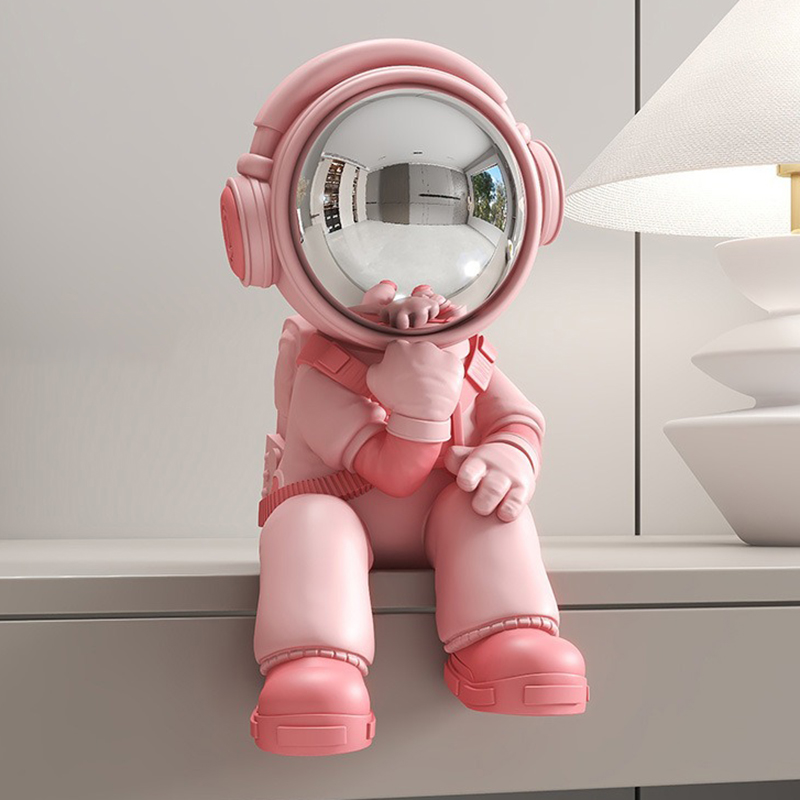 ミニチュア宇宙飛行士の装飾品、リビングルームの美的置物、創造 - Resin Art Ideas のレビューと価格