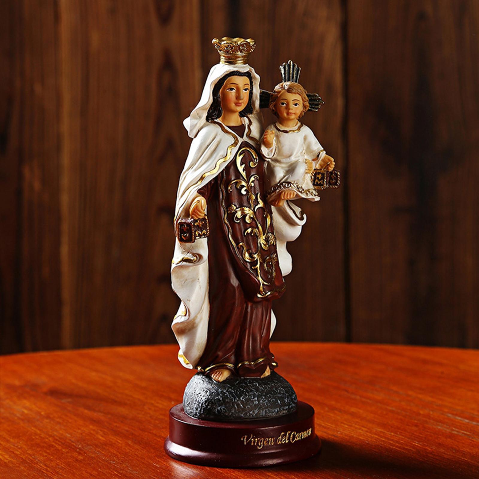 宗教的な置物、樹脂製聖母マリア像、祝福された聖母マリア像、ル - Resin Art Mary のレビューと価格