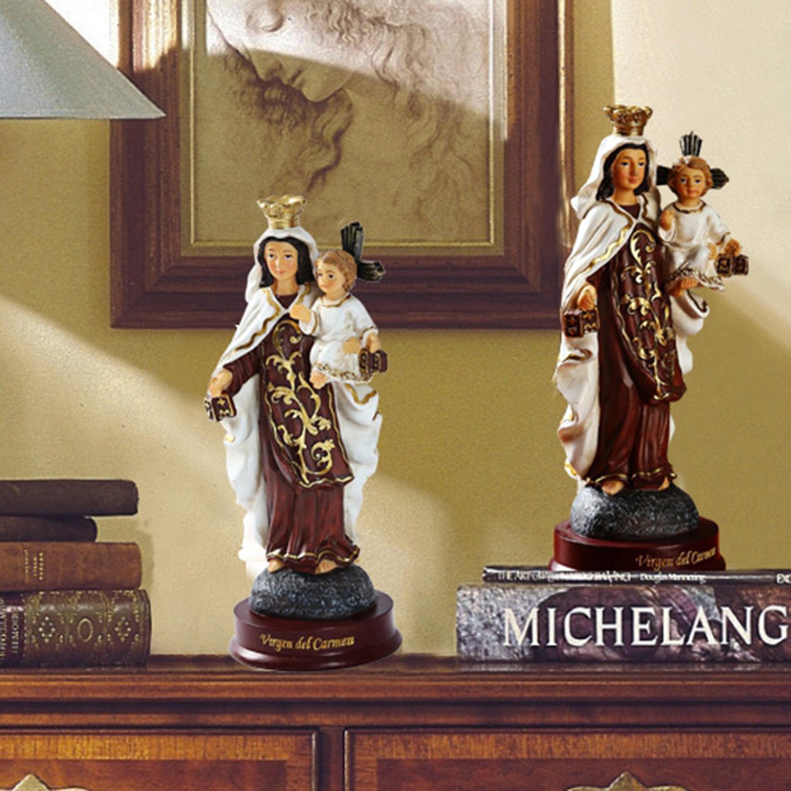 宗教的な置物、樹脂製聖母マリア像、祝福された聖母マリア像、ル - Resin Art Mary のレビューと価格