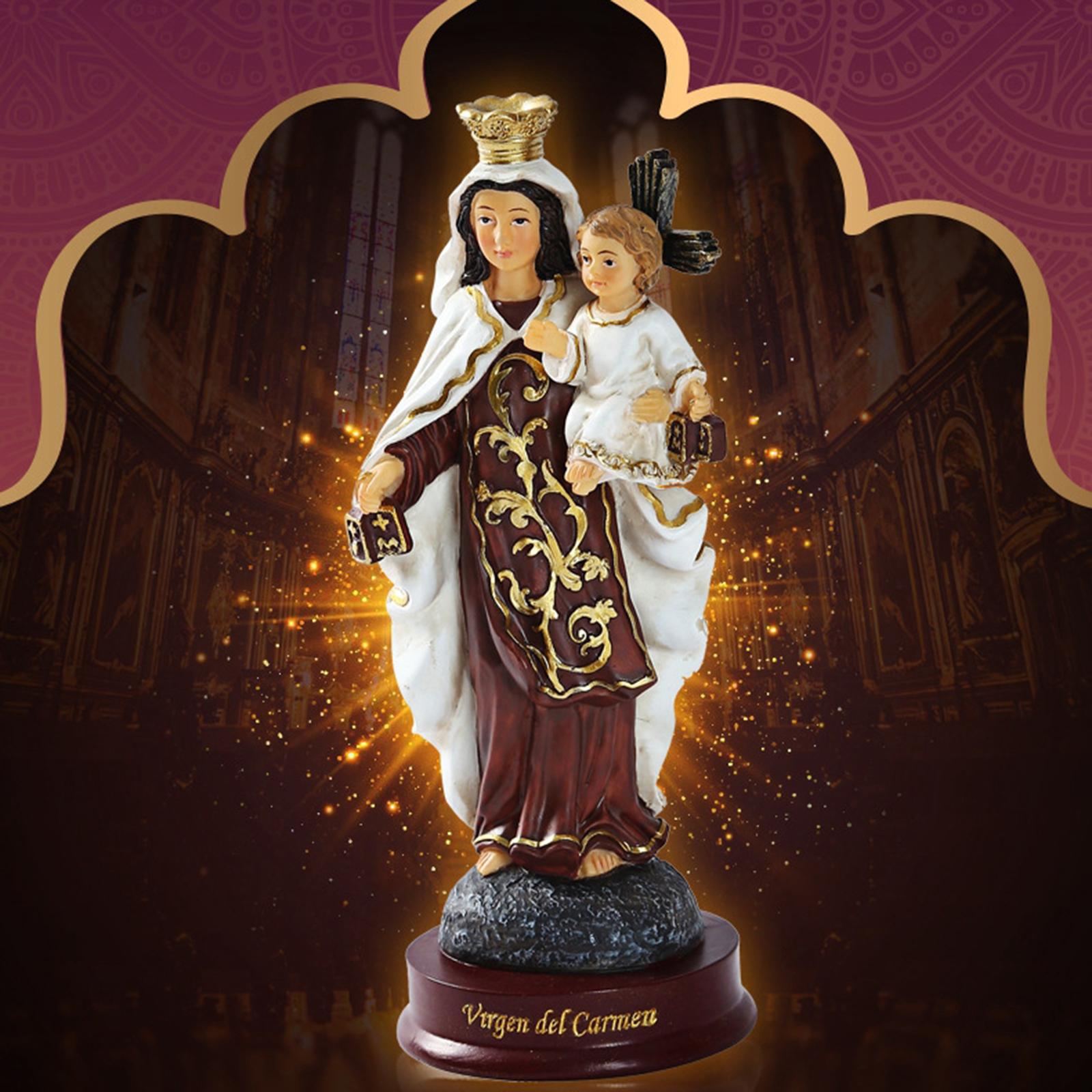 宗教的な置物、樹脂製聖母マリア像、祝福された聖母マリア像、ル - Resin Art Mary のレビューと価格