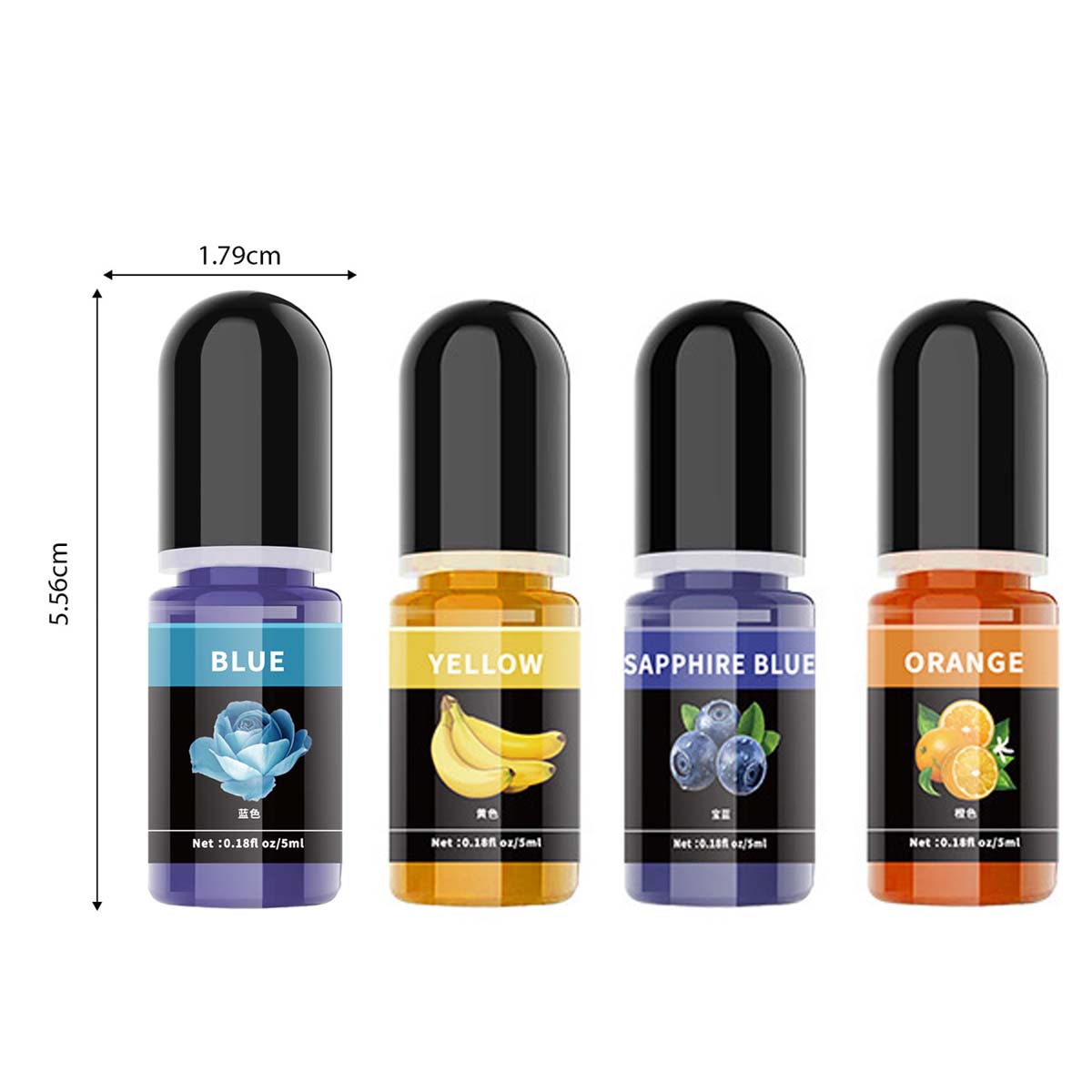 5ml/ボトル エポキシ樹脂顔料 液体着色剤 染料 ユニバー - Resin Art Glue のレビューと価格