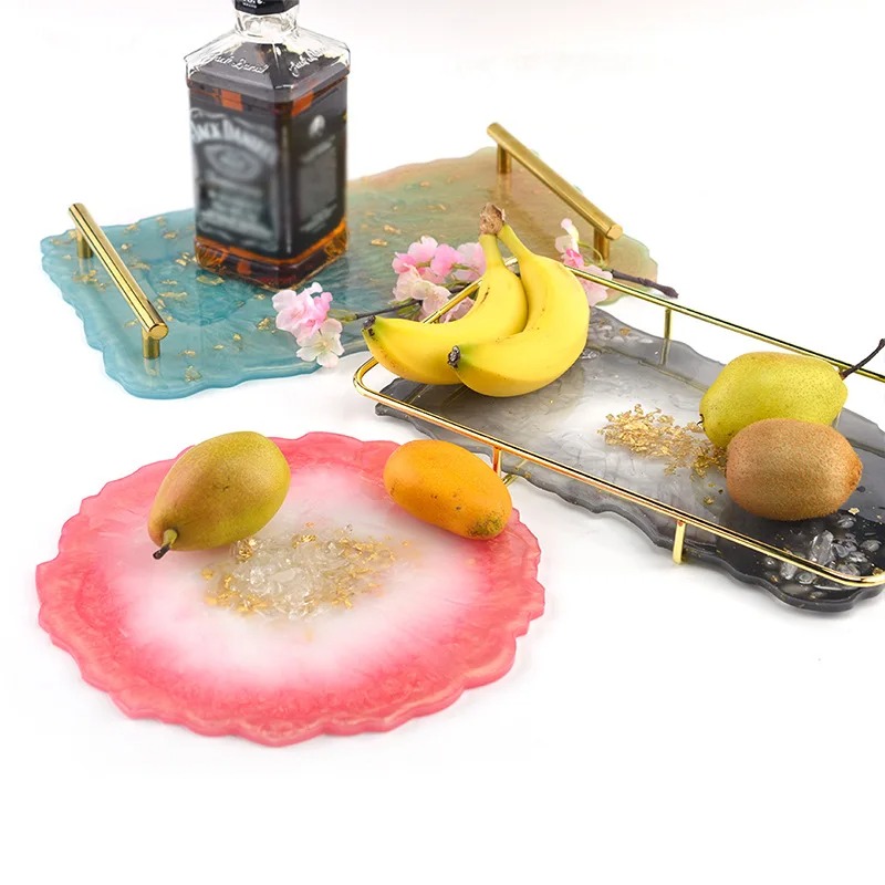 トレイエポキシ樹脂シリコンモールドDIY大型長方形ティープレ - Resin Art Equipment のレビューと価格