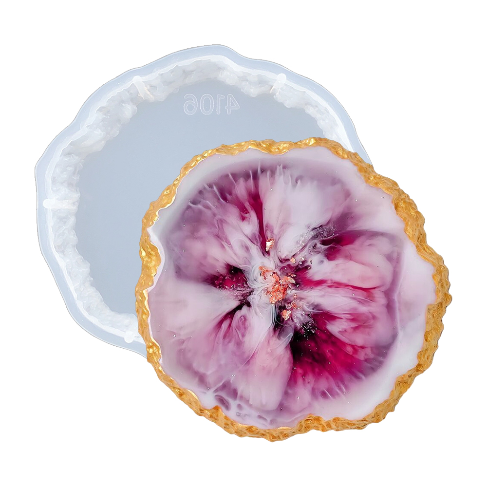 DM292 エポキシ樹脂 4個入り ジオードコースター型 収 - Resin Art Geode のレビューと価格