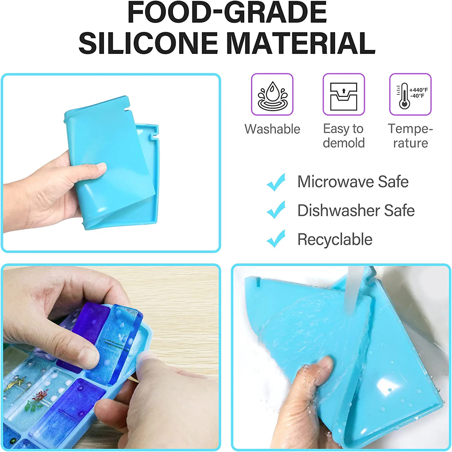 ドミノ金型シリコーンエポキシ樹脂ドミノボックス鋳造クラフト金 - Resin Art Equipment のレビューと価格