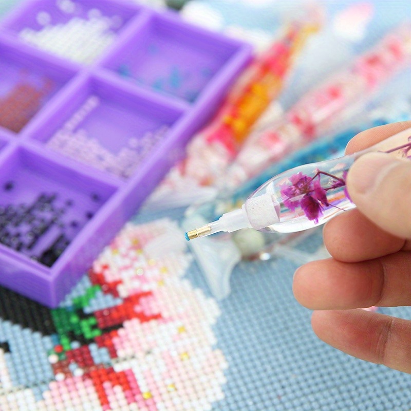1セットフラワーデザイン樹脂製5Dダイヤモンドペインティング - Resin Art Flower のレビューと価格