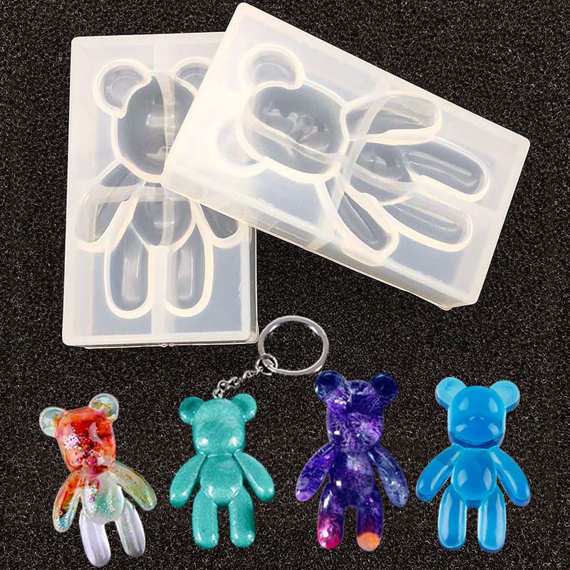 DIYクリスタルエポキシ樹脂キット、3D立っているクマのシリ - Resin Art Equipment のレビューと価格